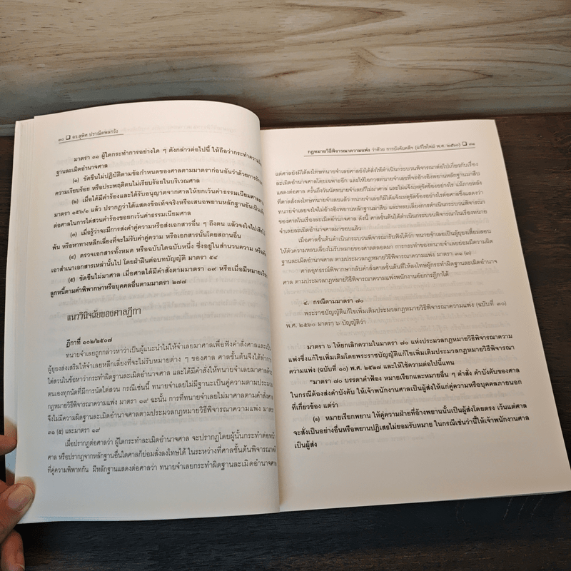 กฎหมายวิธีพิจารณาความแพ่ง ว่าด้วย การบังคับคดีตามคำพิพากษาหรือคำสั่ง - ดร.สุพิศ ปราณีตพลกรัง