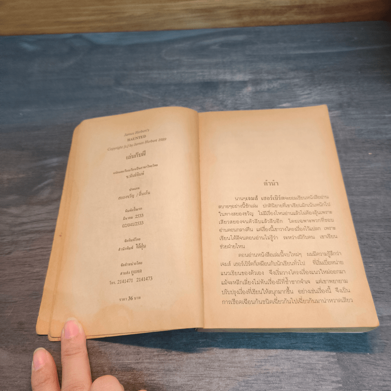 อยู่ดีๆไม่ชอบ ชอบ...เล่นกับผี - เจมส์ เฮอร์เบิร์ค