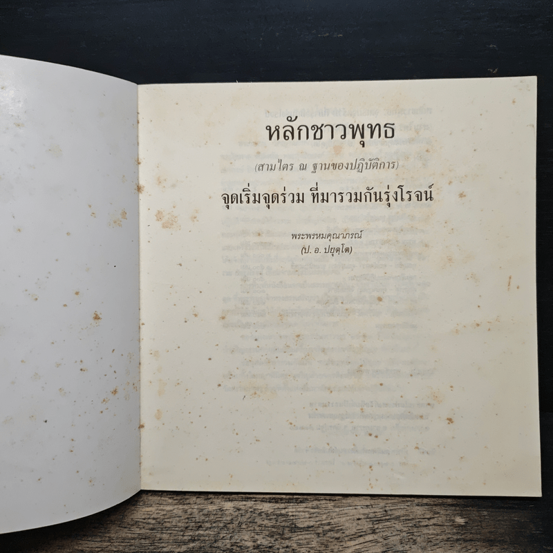 หลักชาวพุทธ - พระพรหมคุณาภรณ์(ป.อ.ปยุตฺโต)