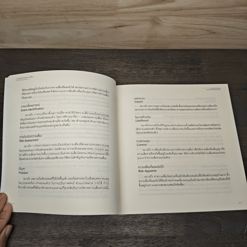 การบริหารความเสี่ยงอย่างมืออาชีพ - จิรพร สุเมธีประสิทธิ์