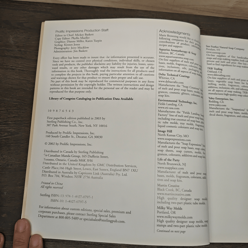 300 handcrafted soaps - Marie Browning