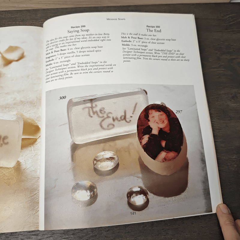 300 handcrafted soaps - Marie Browning