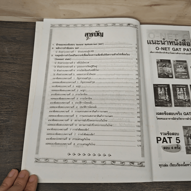 Pre-test GAT ส่วนการเชื่อมโยง - อ.พงษ์ธร จุฬพันธ์ทอง