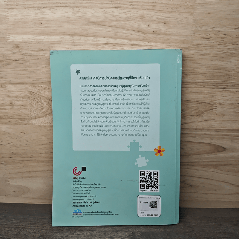 ศาสตร์และศิลป์การบำบัดดูแลผู้สูงอายุที่มีภาวะซึมเศร้า - สายฝน เอกวรางกูร