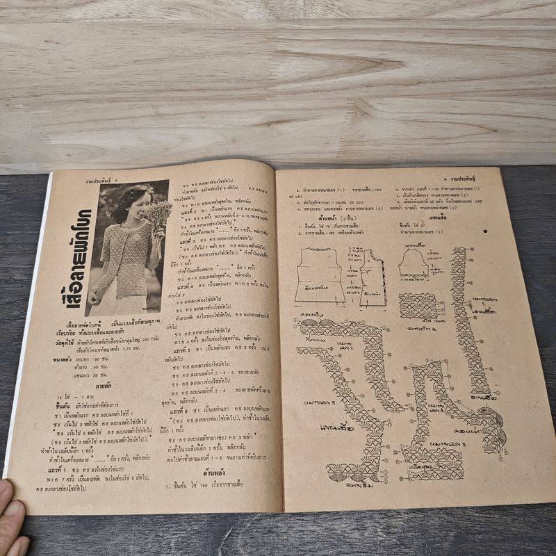 ถักโครเชท์ งานประดิษฐ์ ชุดที่ 7