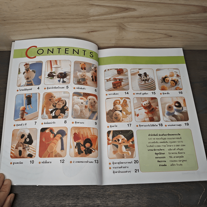 ตุ๊กตาถักไหมพรม หลากชนิด หลากสีสัน แสนน่ารัก ด้วยฝีมือคุณ