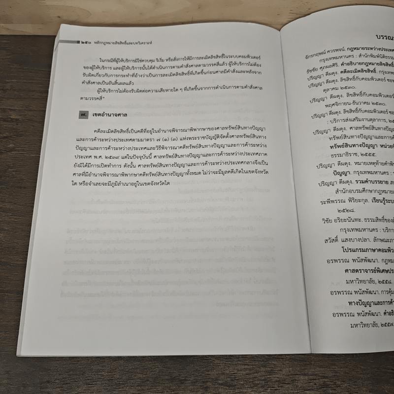 หลักกฎหมายลิขสิทธิ์ และบทวิเคราะห์ - ปริญญา ดีผดุง