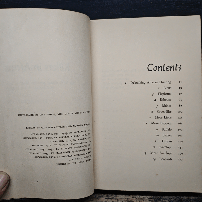 Killers in Africa - Alexander Lake