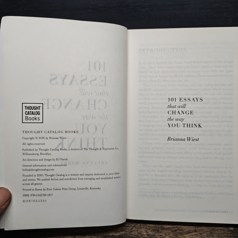 101 Essays That Will Change The Way You Think - Brianna Wiest