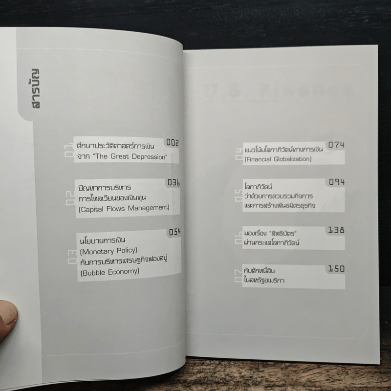 ดอลลาร์ U.S. Finance การเงิน ทุนนิยมและเศรษฐกิจกาสิโน - รศ. ดร. สมภพ มานะรังสรรค์