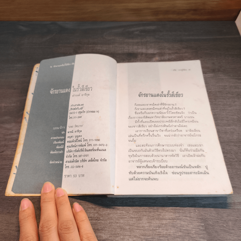 จักรยานแดงในรั้วสีเขียว - ดำรงค์ อารีกุล