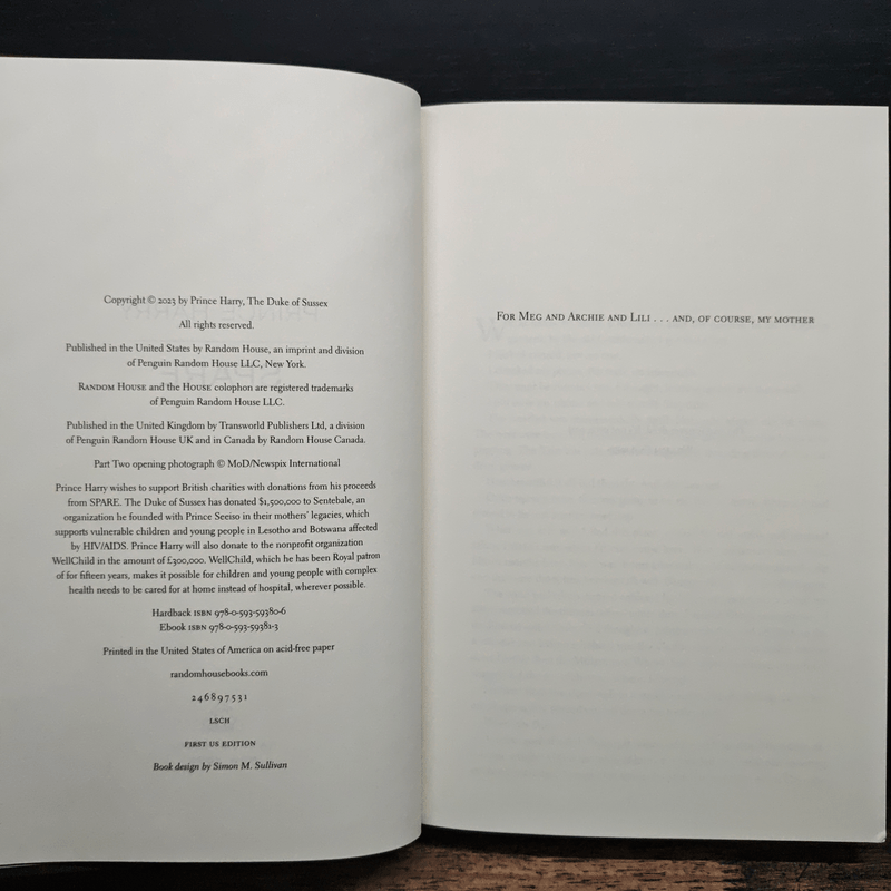 SPARE - Prince Harry