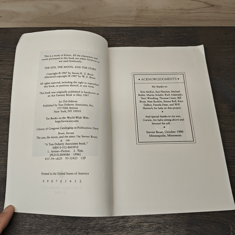 The Sun, the Moon, & the Stars - Steven Brust