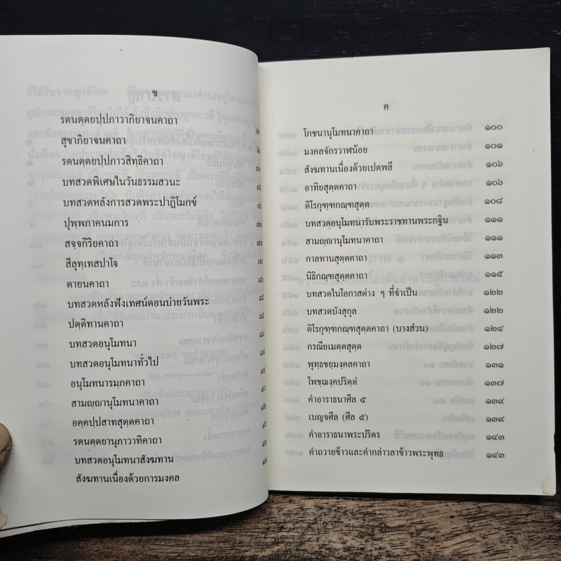 หนังสือสวดมนต์ นวกภิกษุ วัดบวรนิเวศวิหาร