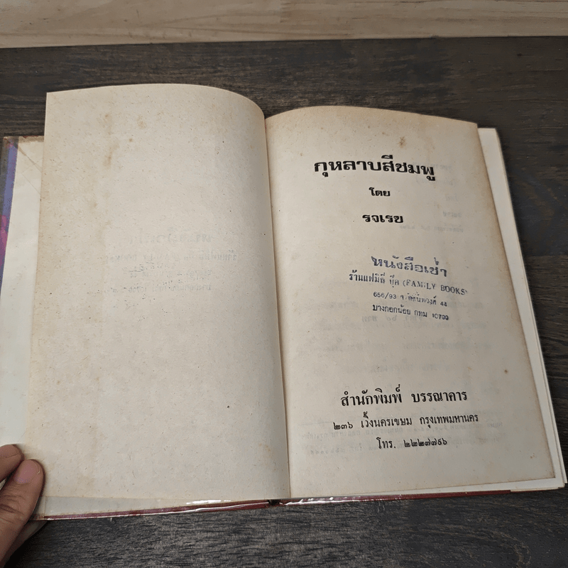 กุหลาบสีชมพู - รจเรข