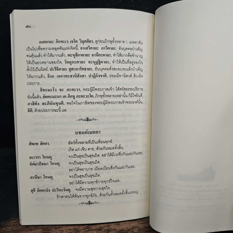 คู่มืออุบาสกอุบาสิกา บทสวดมนต์ทำวัตรเช้า-เย็น แปลไทย