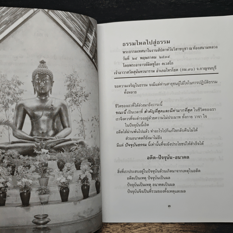 ธรรมไหลไปสู่ธรรม - พระอาจารย์มิตซูโอะ คเวสโก