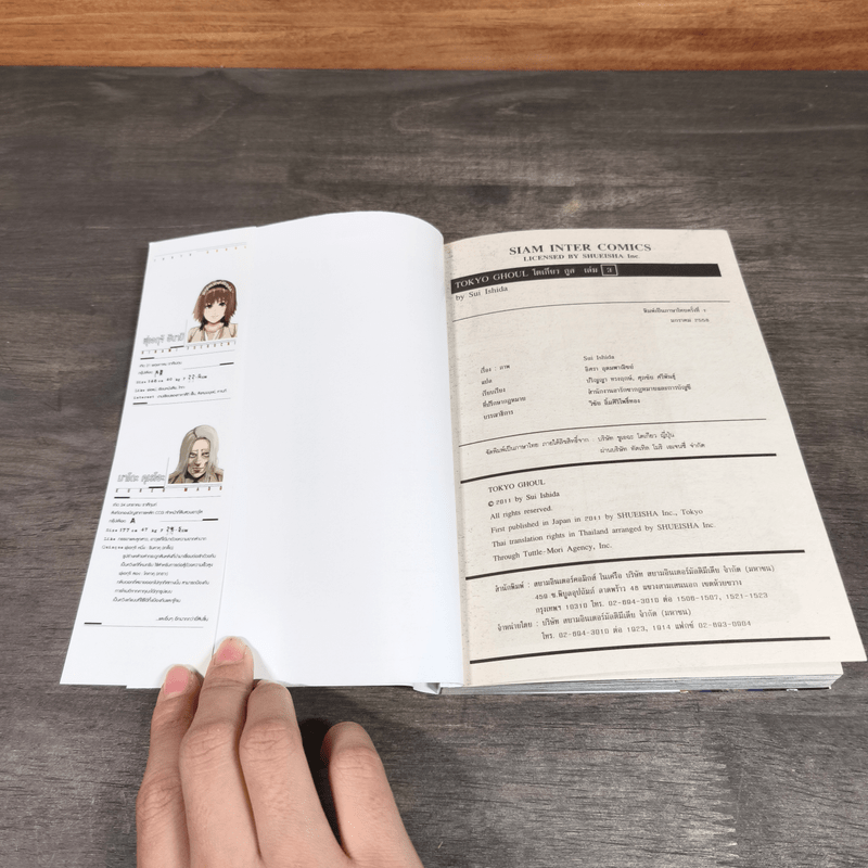 Tokyo Ghoul โตเกียว กูล เล่ม 1-3