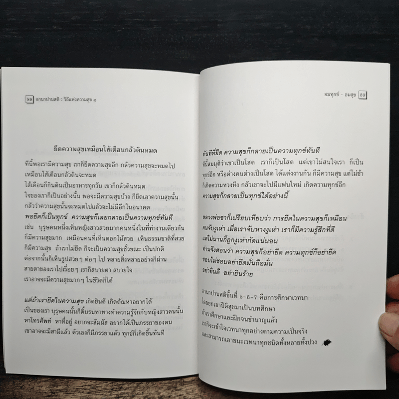 อานาปานสติ : วิถีแห่งความสุข 1 ชีวิตทั้งหมดให้อยู่ด้วยอานาปานสติ - พระอาจารย์มิตซูโอะ คเวสโก