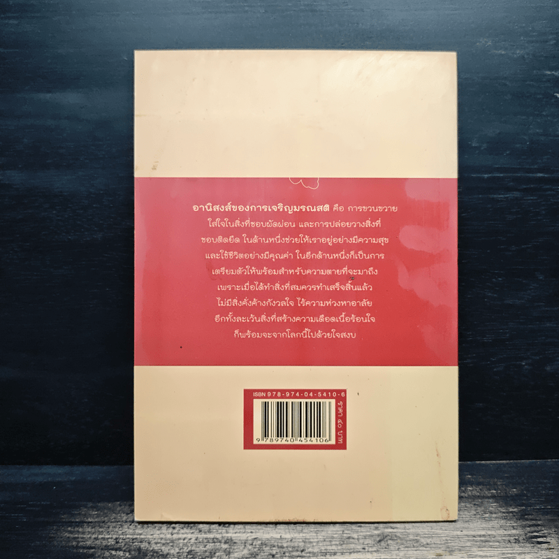 ระลึกถึงความตายสบายนัก การเจริญมรณสติในชีวิตประจำวัน - พระไพศาล วิสาโล