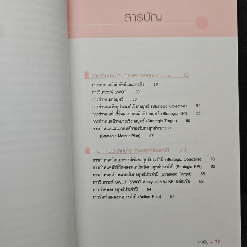 การบริหารผลงานเชิงกลยุทธ์ - ณรงค์วิทย์ แสนทอง