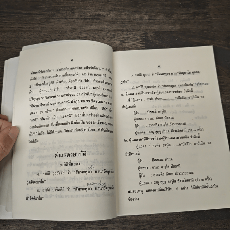 หนังสือสวดมนต์ นวกภิกษุ วัดบวรนิเวศวิหาร