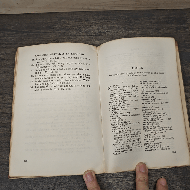 Common Mistakes in English Fifth Edition - T.J.Fitikides