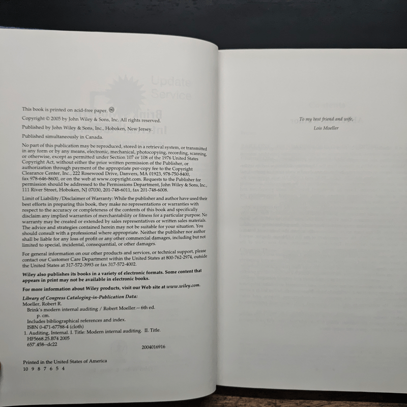 Brink's Modern Internal Auditing - Robert R. Moeller