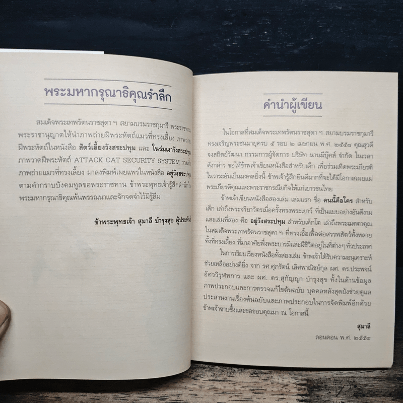 อยู่วังสระปทุม - สุมาลี, หมาจ๋า