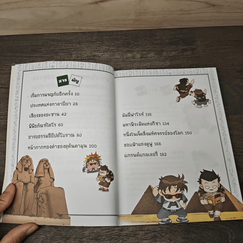 เอาชีวิตรอดในพีระมิดฟาโรห์ เล่ม 1