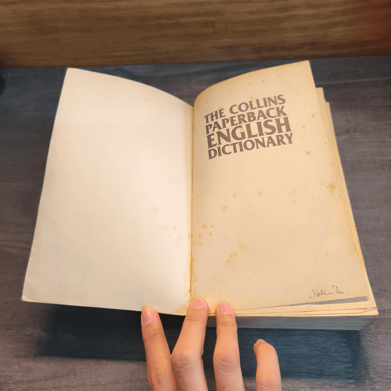 The Collins paperback English dictionary