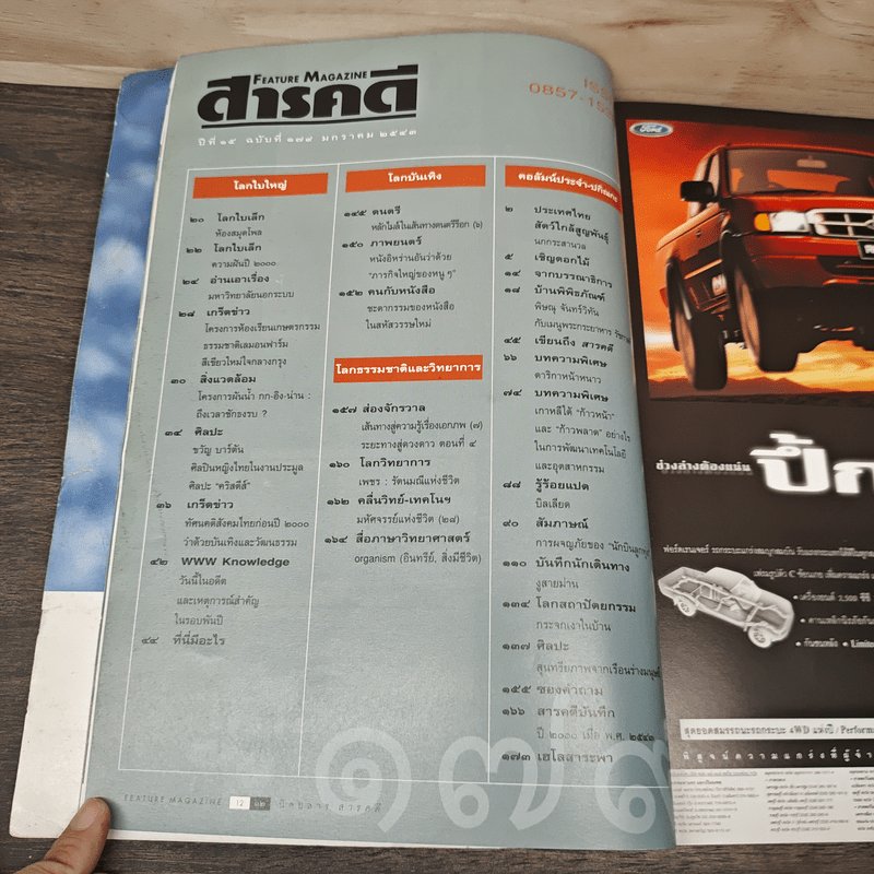 Feature Magazine สารคดี ฉบับที่ 174 ปีที่ 15 ม.ค.2543